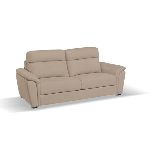 Divano Gonzaga 3 posti fisso con poggiatesta regolabili in 3 posizioni colore luna 05 caribou