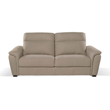 Divano Gonzaga 3 posti fisso con poggiatesta regolabili in 3 posizioni colore luna 05 caribou