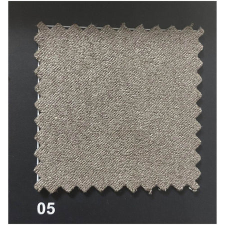 Divano Gonzaga 3 posti fisso con poggiatesta regolabili in 3 posizioni colore luna 05 caribou