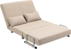Divano-Letto-2-Posti-3-in-1-Convertibile-in-Poltrona-Reclinabile-con-Schienale-Regolabile-e-4-Cuscini-Imbottiti,-102x82x81-cm,-Beige-DY2833-079D22