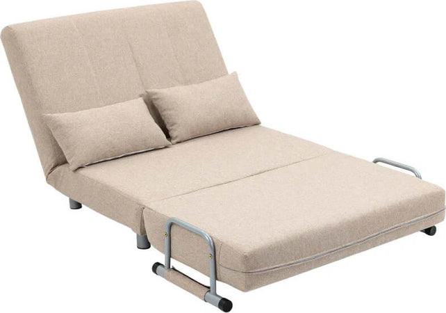 Divano-Letto-2-Posti-3-in-1-Convertibile-in-Poltrona-Reclinabile-con-Schienale-Regolabile-e-4-Cuscini-Imbottiti,-102x82x81-cm,-Beige-DY2833-079D22