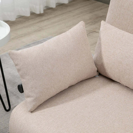Divano-Letto-2-Posti-3-in-1-Convertibile-in-Poltrona-Reclinabile-con-Schienale-Regolabile-e-4-Cuscini-Imbottiti,-102x82x81-cm,-Beige-DY2833-079D22