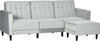 Divano-Letto-3-Posti-con-Poggiapiedi-e-Schienale-Reclinabile,-Rivestimento-Velluto-e-Seduta-Imbottita,-218x85x86-cm,-Grigio-Chiaro-839-070V00LG