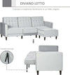Divano-Letto-3-Posti-con-Poggiapiedi-e-Schienale-Reclinabile,-Rivestimento-Velluto-e-Seduta-Imbottita,-218x85x86-cm,-Grigio-Chiaro-839-070V00LG