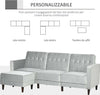 Divano-Letto-3-Posti-con-Poggiapiedi-e-Schienale-Reclinabile,-Rivestimento-Velluto-e-Seduta-Imbottita,-218x85x86-cm,-Grigio-Chiaro-839-070V00LG