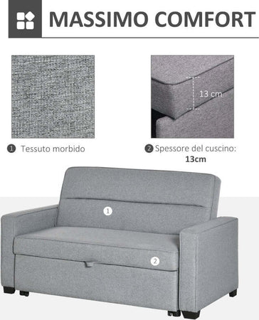 Divano-Letto-a-1-Piazza-in-Tessuto-,-Seduta-2-Posti-e-Schienale-a-3-Reclinazioni,-154x87x89cm-soggiorno-salotto-ufficio-studio-F839-157A