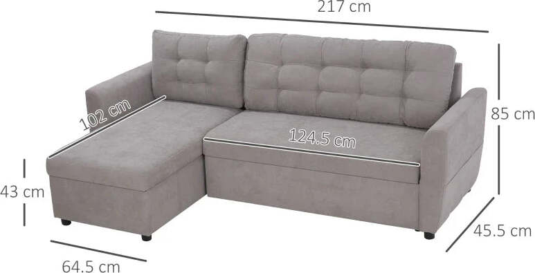 Divano-Letto-Angolare-3-Posti-con-Chaise-Longue-Contenitore-in-Tessuto,-217x134x85cm,-Grigio-839-194