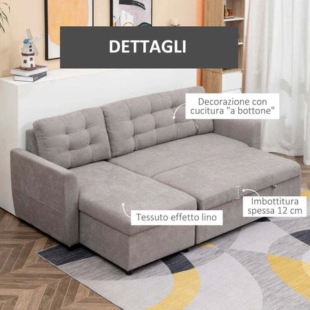 Divano-Letto-Angolare-3-Posti-con-Chaise-Longue-Contenitore-in-Tessuto,-217x134x85cm,-Grigio-839-194