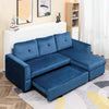Divano-Letto-Angolare-3-Posti-Effetto-Velluto-e-Chaise-Longue-con-Contenitore,-232x141x85cm,-Blu-839-191