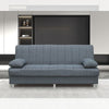 Divano letto contenitore Economix 3 posti colore grigio Mina 11