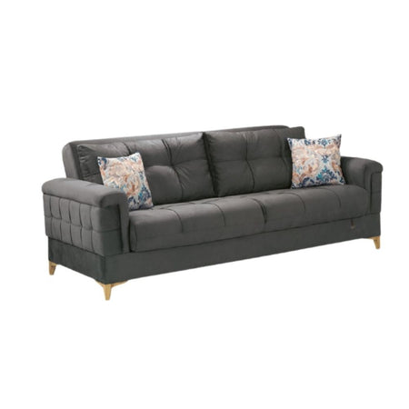Divano letto contenitore Kemer grigio 07-814