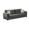 Divano letto contenitore Kemer grigio 07-814