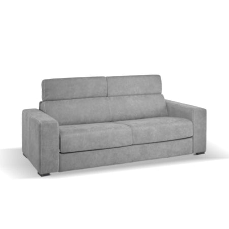 Divano letto Crien 3 posti poggiatesta reclinabili colore cenere maryanne 15