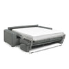 Divano letto Flash 3 posti con rete elettrosaldata in Barrel 83 ash