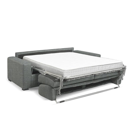 Divano letto Flash 3 posti con rete elettrosaldata in Barrel 83 ash