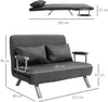 Divano-Letto-poltrona-letto-Singolo-in-Similpelle-e-Acciaio-con-Seduta-Regolabile-in-5-Posizioni-,-105x80x78-cm,-Grigio-divanetto-soggiorno-salotto-camera-F833-042A