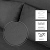 Divano-Letto-poltrona-letto-Singolo-in-Similpelle-e-Acciaio-con-Seduta-Regolabile-in-5-Posizioni-,-105x80x78-cm,-Grigio-divanetto-soggiorno-salotto-camera-F833-042A