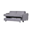 Divano Ravit grigio 57-044 con letto estraibile e contenitore