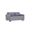 Divano Ravit grigio 57-044 con letto estraibile e contenitore