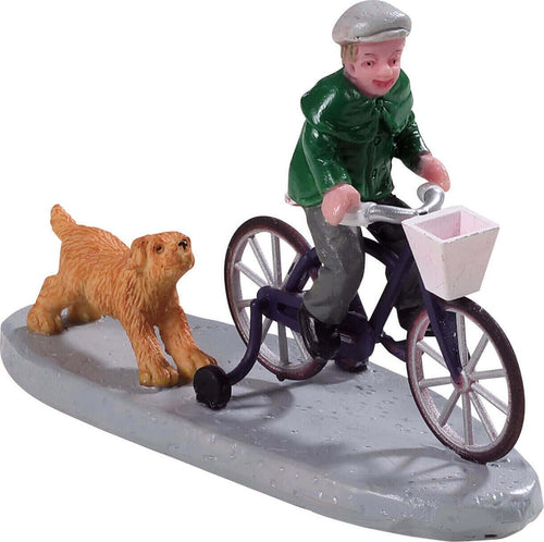 Divertimento sulla bici, personaggi per villaggio di Natale in Poliresina Casa e cucina/Decorazioni per interni/Addobbi e decorazioni per ricorrenze/Decorazioni natalizie/Oggettistica MagiediNatale.it - Altamura, Commerciovirtuoso.it
