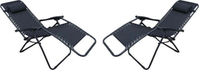 DIVES---set-di-2-sdraio-mare-prendisole-pieghevole-Nero-Milani-Home