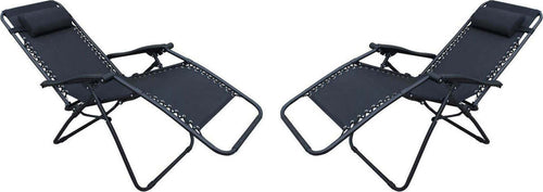 DIVES---set-di-2-sdraio-mare-prendisole-pieghevole-Nero-Milani-Home