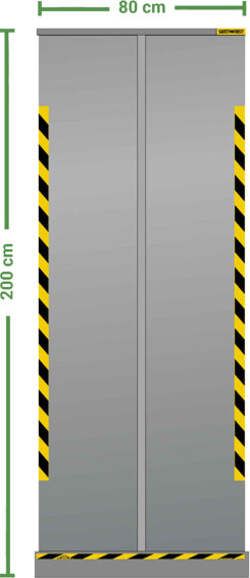 Divisorio roll up - trasparente - 80 x 200 cm - Jalema Casa e cucina/Arredamento/Studio/Accessori/Divisori Eurocartuccia - Pavullo, Commerciovirtuoso.it