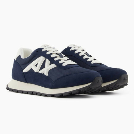 Armani Exchange Uomo Sneakers Con Logo a Contrasto