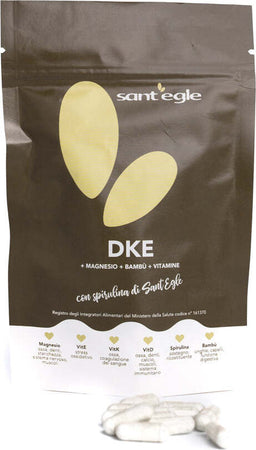 DKE-+-Magnesio-+-Bambù-+-Vitamine-+-Spirulina-di-Sant'Egle.-100%-naturale,-90-capsule