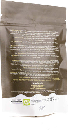 DKE-+-Magnesio-+-Bambù-+-Vitamine-+-Spirulina-di-Sant'Egle.-100%-naturale,-90-capsule