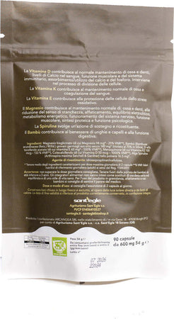 DKE-+-Magnesio-+-Bambù-+-Vitamine-+-Spirulina-di-Sant'Egle.-100%-naturale,-90-capsule