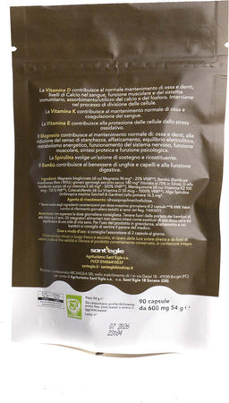 DKE-+-Magnesio-+-Bambù-+-Vitamine-+-Spirulina-di-Sant'Egle.-100%-naturale,-90-capsule