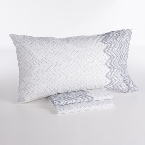 Lenzuola Singolo Chevron Maè Via Roma 60 Cotone