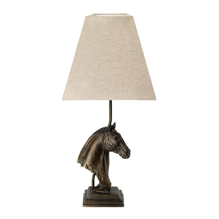 Abatjour Contemporaneo Eclipse Materie Plastiche Bronzo Tessuto 1 Luce E27