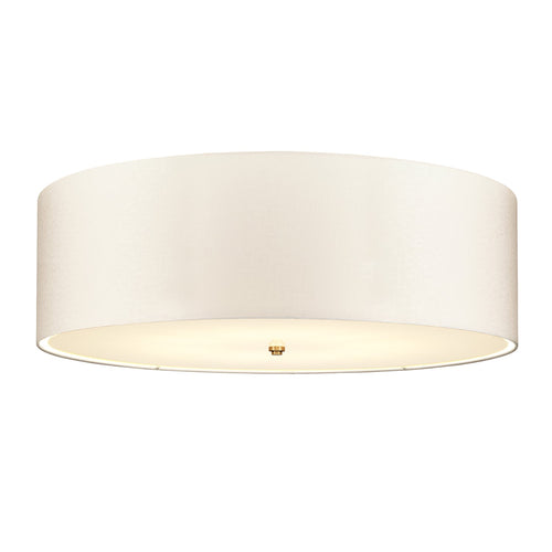 Plafoniera Contemporanea Fletcher Acciaio Ottone Antico 7 Luci E27