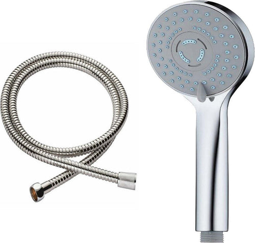 Doccetta 5 Funzioni Multigetto Anticalcare Abs Cromato + Tubo Flessibile  Acciaio Inox Estensibile cm 150 Doccia Fai da te/Attrezzature per cucine e bagni/Attrezzature per bagni/Docce e componenti doccia/Filtri supporti e soffioni doccia/Telefoni doccia Ogomondo - Martina Franca, Commerciovirtuoso.it