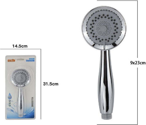 Doccetta Bagno Doccino 9 X 23 Cm Soffione Doccia Cornetta Rotondo Moderno 69062 Fai da te/Attrezzature per cucine e bagni/Attrezzature per bagni/Docce e componenti doccia/Filtri supporti e soffioni doccia/Telefoni doccia Trade Shop italia - Napoli, Commerciovirtuoso.it