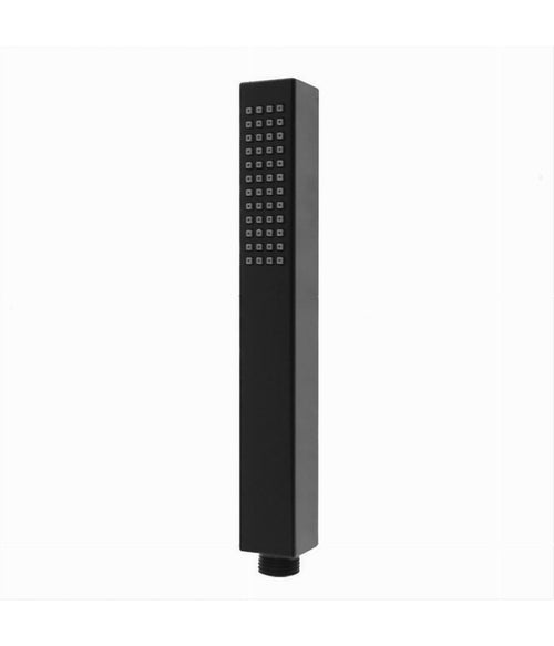 Doccetta Doccino Quadrato Slim Ultra Moderno Nero Soffione Doccia Bagno Vasca 87478