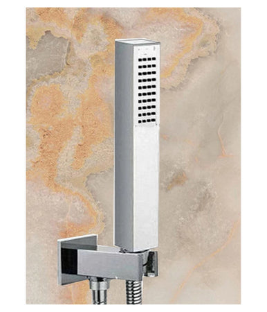 Doccetta Doccino Quadrato Slim Ultra Moderno Soffione Doccia Bagno Vasca 87477