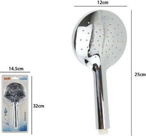 Doccetta-Doccino-Soffione-Doccia-Cornetta-Moderno-25-X-12-Cm-59227-Tondo-Bagno