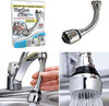 Doccetta-Lunga-Snodabile-Turbo-Flex-360°-Tubo-Flessibile-Con-Filtro-Per-Miscelatore