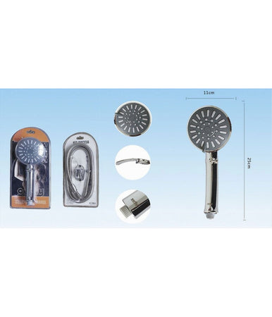 Doccetta Multigetto Telefono Soffione Doccia Bagno Tubo 1,8mt Supporto Muro 52046