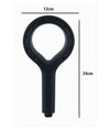 Doccetta Regolabile Doccino Soffione Doccia Bagno Cornetta Moderno Nero 87515