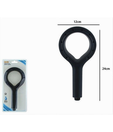 Doccetta Regolabile Doccino Soffione Doccia Bagno Cornetta Moderno Nero 87515