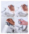 Doccetta Regolabile Soffione Doccia A Mano Con Massaggio A Pioggia Rubinetto 87491