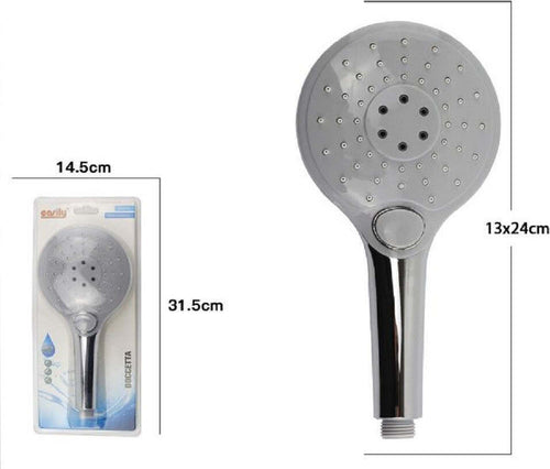 Doccetta Rotonda Doccino Soffione Doccia Cornetta Moderno 69109 Bagno 13x24 Cm Casa, arredamento e bricolage > Accessori Bagno > Soffioni Doccia Trade Shop italia - Napoli, Commerciovirtuoso.it