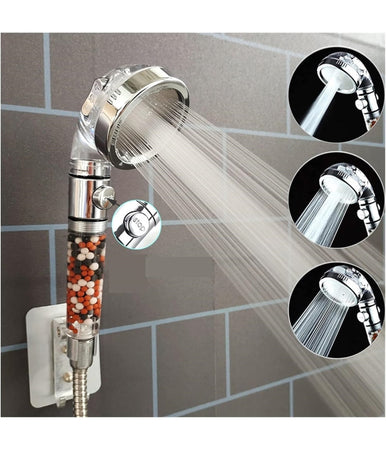 Doccetta Soffione Doccia Bagno Con Filtro Pulsante Doccino Per Idroterapia 87541