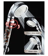 Doccetta Soffione Doccia Bagno Con Filtro Pulsante Doccino Per Idroterapia 87541