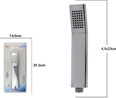 Doccetta Soffione Doccia Bagno Cornetta Moderna Rettangolare 4.5 X 23 Cm 69087 Fai da te/Attrezzature per cucine e bagni/Attrezzature per bagni/Docce e componenti doccia/Filtri supporti e soffioni doccia/Docce fisse Trade Shop italia - Napoli, Commerciovirtuoso.it