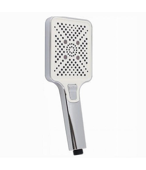 Doccetta Soffione Multigetto Pulsante Doccia Silver Rettangolare 10.5x27cm 87537
